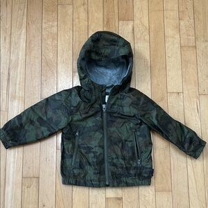 GAP Green Camouflage Toddler Jacket